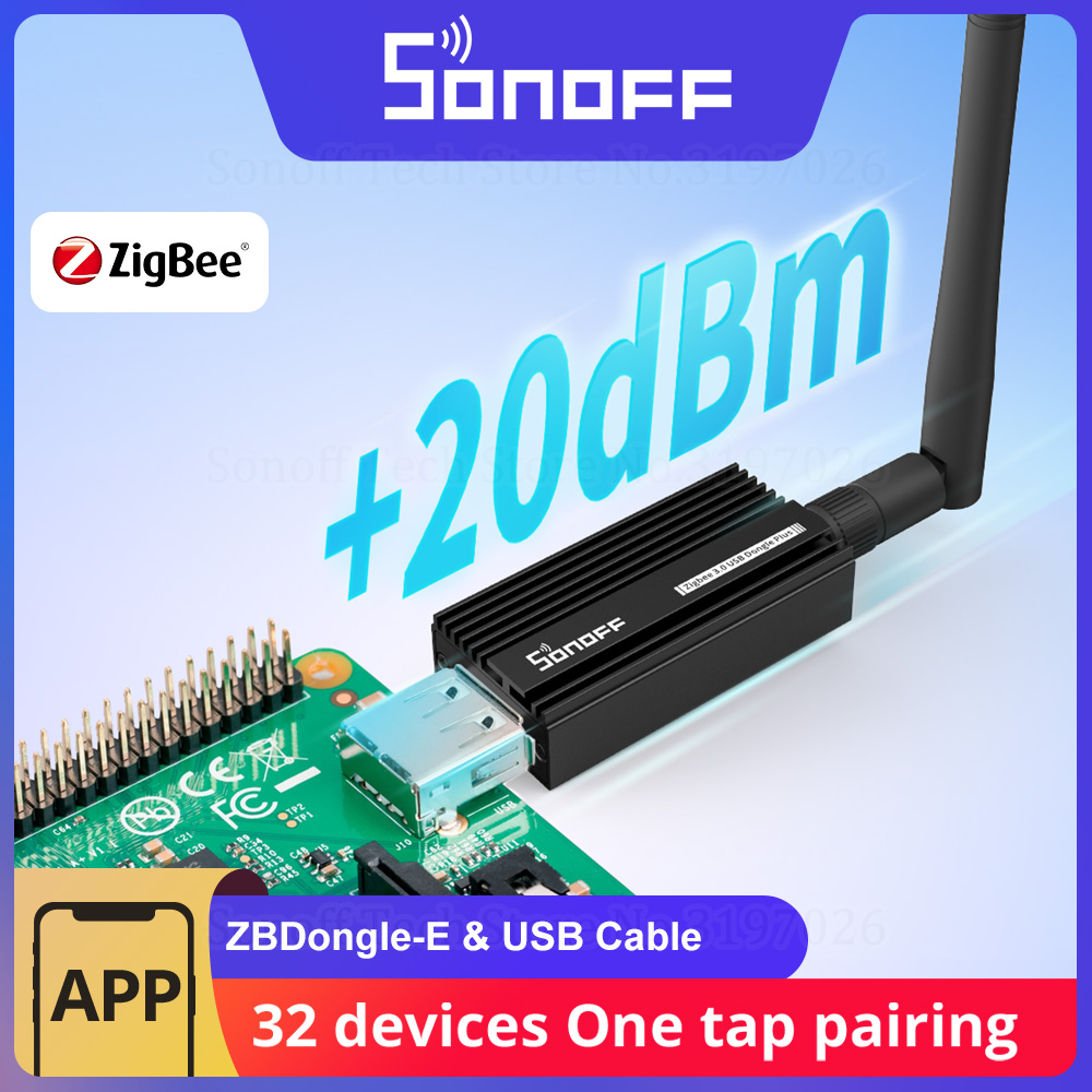 Zigbee Coordinator Stick - SONOFF ZBDongle-E USB 동글 플러스 ZigBee