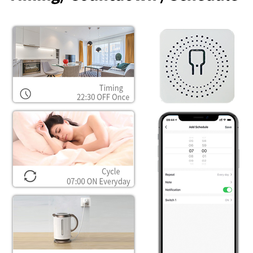 Diy Smart Home Automation Devices - 스마트 홈 WiFi 스위치 모듈 16A
