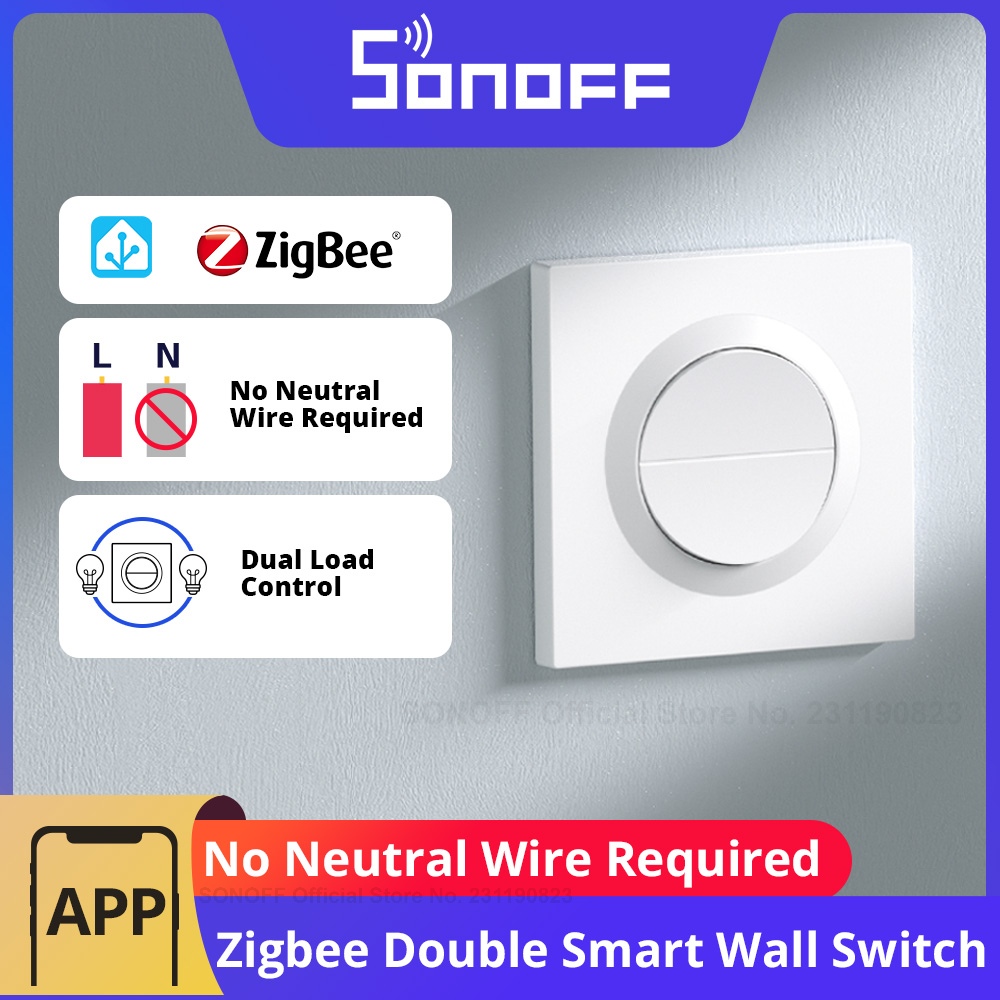 Sonoff Basic Switch - SONOFF Orb-ZBW2L 지그비 2구 스마트 벽