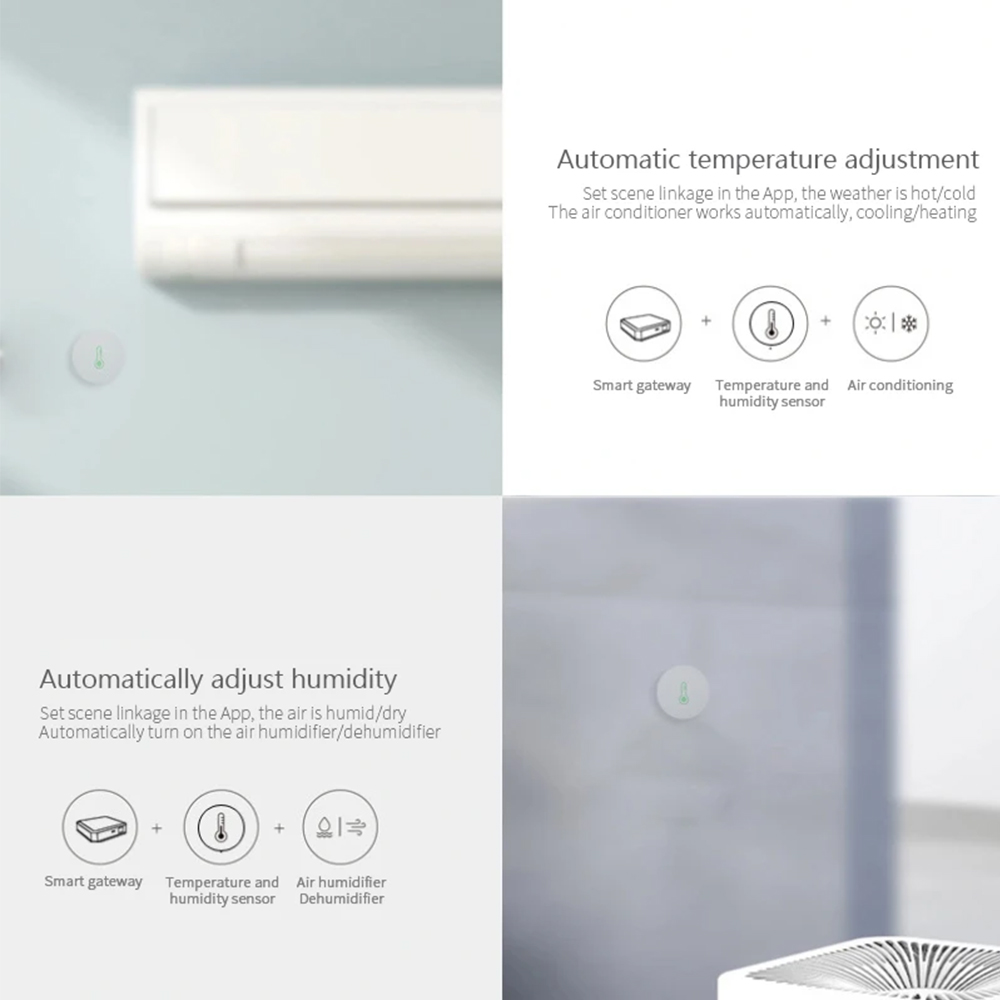 Tuya 스마트 Zigbee 온도 및 습도 센서 App - Home Automation Technology 리뷰 및 가격