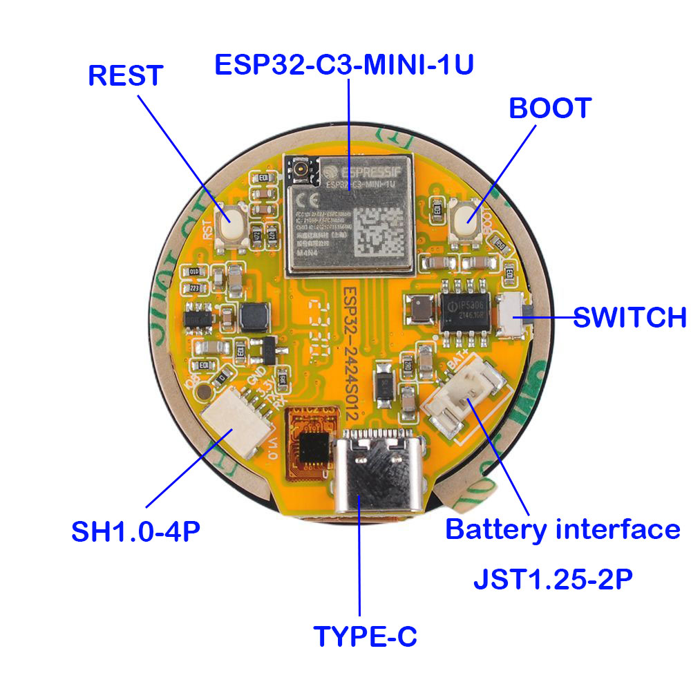 ESP32 디스플레이 1.28 인치 ESP32-C3 W - Home Automation With Arduino 리뷰 및 가격