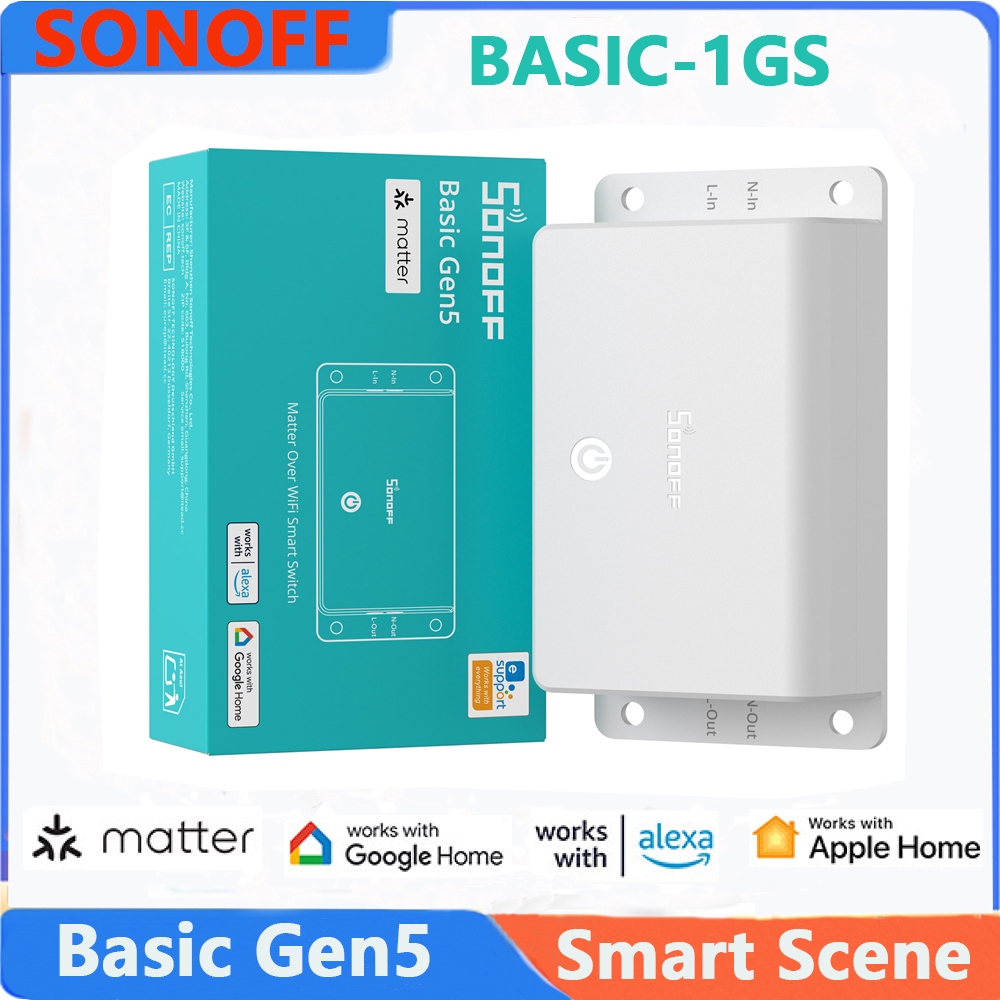 SONOFF 베이직 Gen5 (BASIC-1GS) 매터 - Sonoff Basic Switch 리뷰 및 가격
