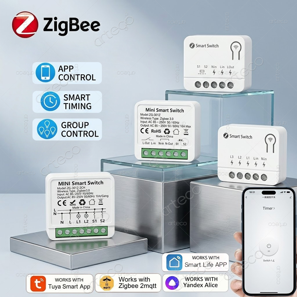 Tuya Zigbee 미니 DIY 스마트 스위치 모듈  - Home Automation Diy 리뷰 및 가격