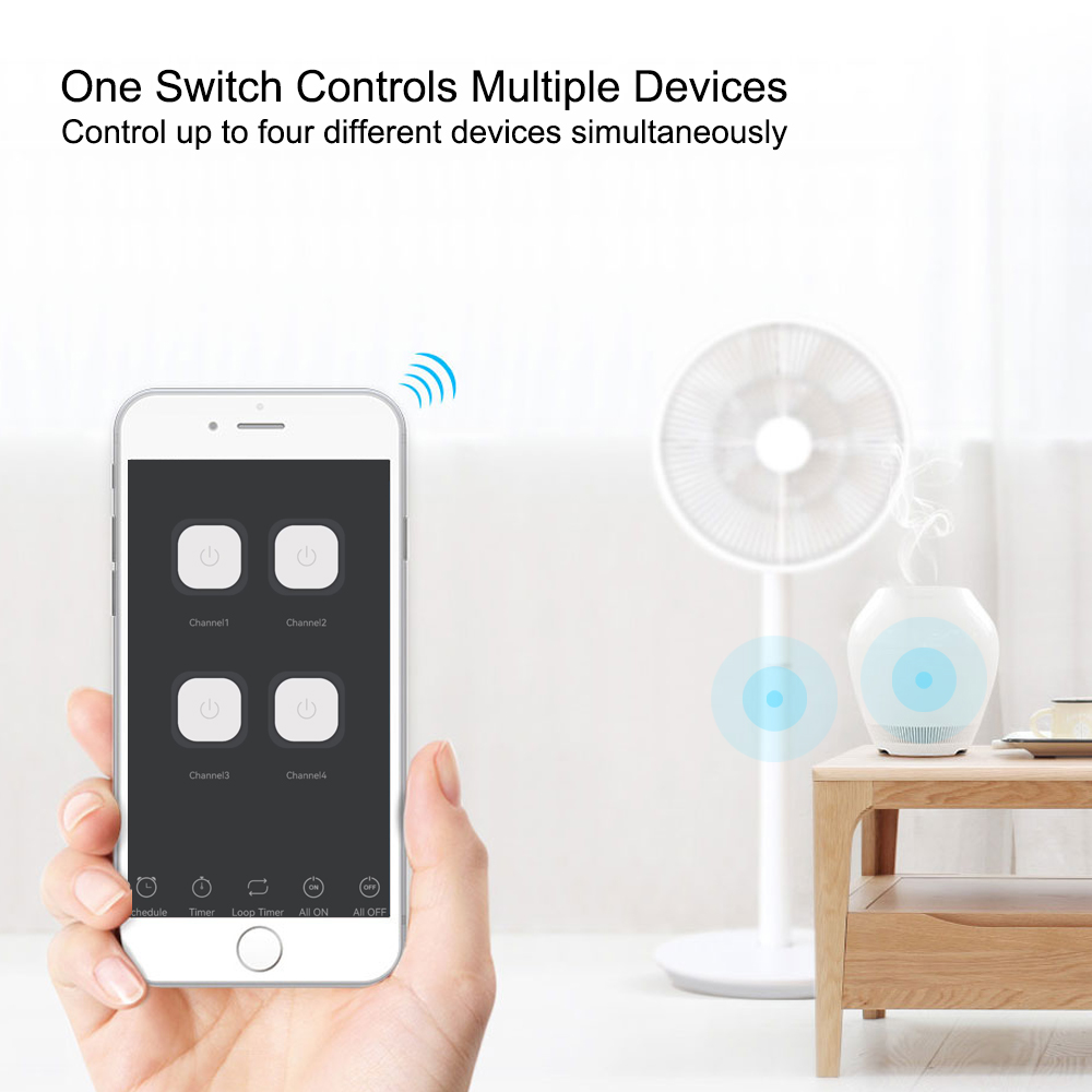 4채널 와이파이/지그비 스마트 릴레이 DIY 모듈 무선 - Home Automation Diy 리뷰 및 가격