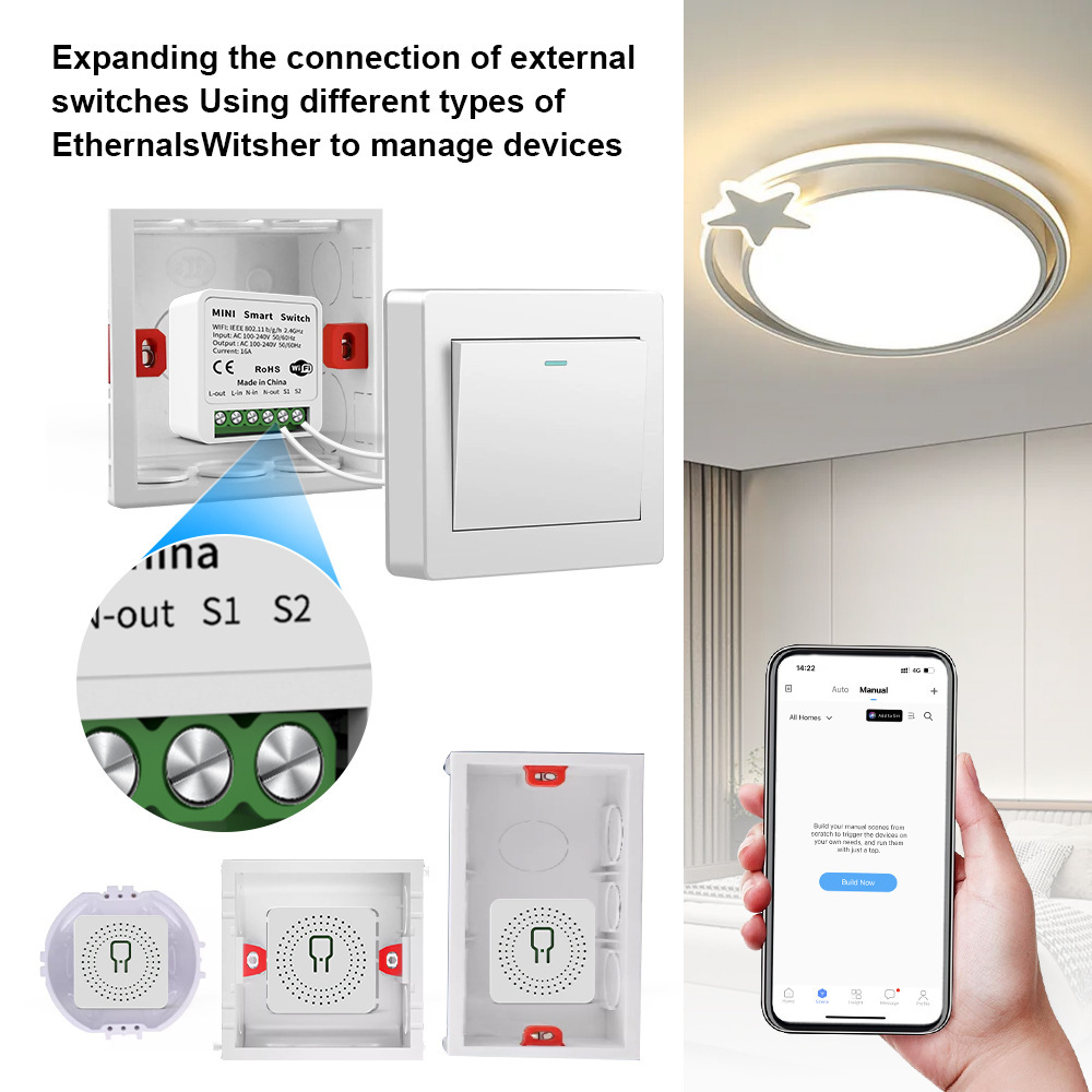 스마트 홈 WiFi 릴레이 모듈 16A 미니 스위치 무 - Diy Smart Home Automation Devices 리뷰 및 가격