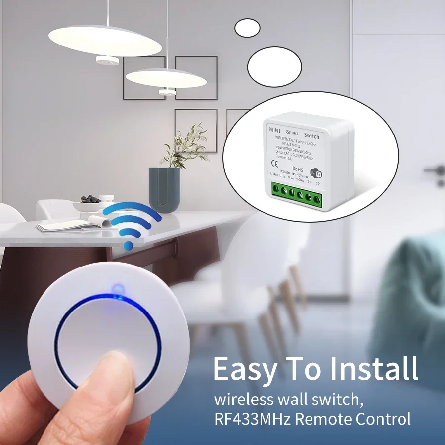Tuya WiFi 스마트 스위치 16A RF433Mhz - Sonoff Basic Switch 리뷰 및 가격