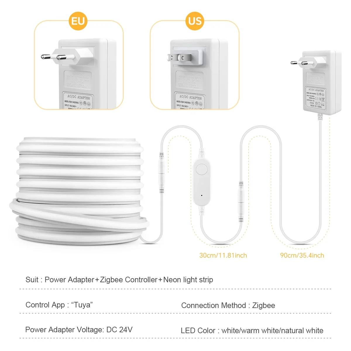 Zigbee 3.0 24V 네온 LED 스트립 라이트  - Zigbee Coordinator Stick 리뷰 및 가격